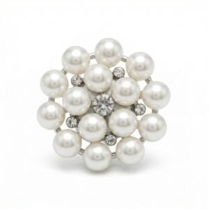 Botón Joya Ramillete de Perlas