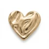 Cubrebotón Corazón Dorado